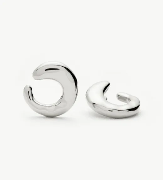 Molten Large Open Stud Earrings